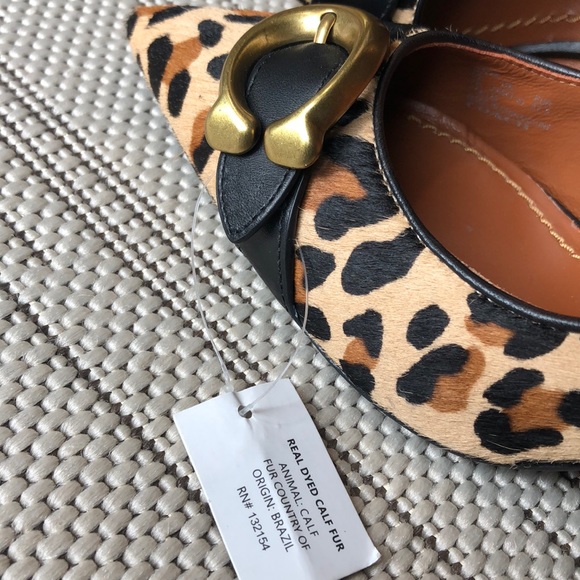 NWT Coach Waverly Leopard Cheetah Pony Hair - Picture 6 of 8